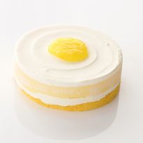 レモンのレアチーズケーキ