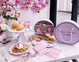 【GINGER GARDEN AOYAMA】HOME “Earl Gray peach And Rose” AFTERNOON TEA