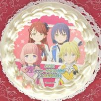 【メッセージ入り】プリケーキ(集合)【特典缶バッジ付き】[アイドールズ！] 5号 15cm