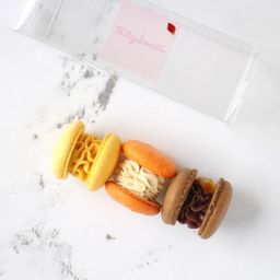 秋のトゥンカロン 3個入りクリスタルボックス ハロウィン2025
