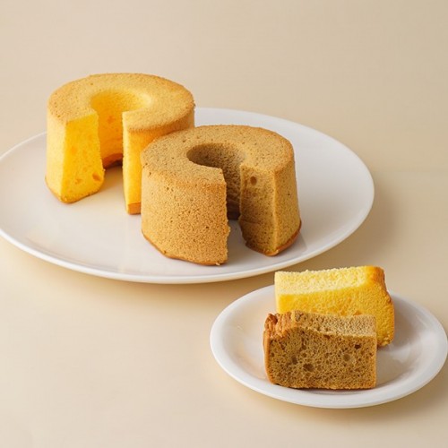 しゅわふわ無添加シフォンケーキ プレーンと紅茶食べくらべセット おやつのもみじ屋 Cake Jp