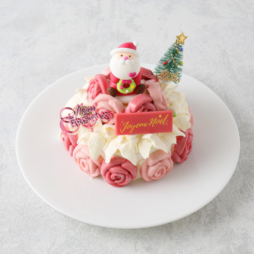 ローズガーデンプレミアム 4号 クリスマス2022 イチゴのケーキ