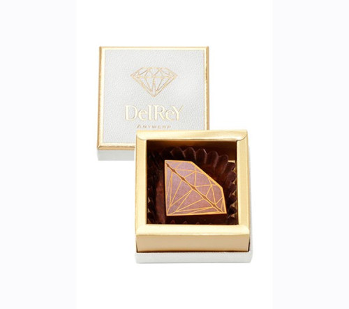 【DelReY】ダイヤモンドショコラ 1個入BOX（ピンクダイヤモンドミルク）
