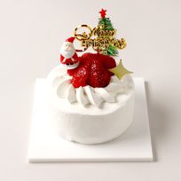 クリスマスイチゴ生デコレーションケーキ 4号 12cm クリスマス2024