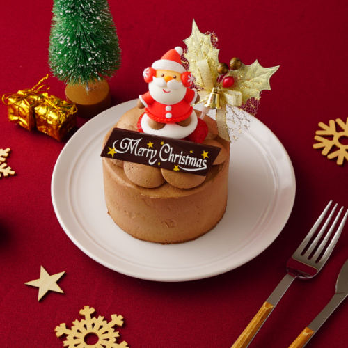 チョコ生デコレーションケーキ 3号 9cm クリスマス2022