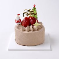 クリスマス生チョコイチゴデコレーションケーキ 4号 12cm クリスマス2024