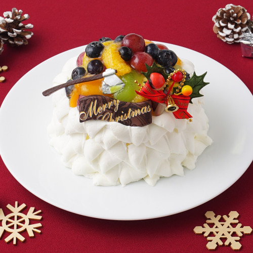フルーツ超盛り デコレーションケーキ 4号 クリスマス2022 