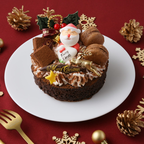  大好評に付き追加増産決定！チョコレート好きなあなたの為のガトーショコラクリスマス 4号 クリスマス2022