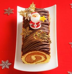 ノエル生ショコラモンブランロール ショコラロールケーキ 18cm  (noelnamachoco-3f)  クリスマス 2025