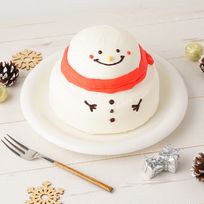 【都内の人気店・パティスリーラヴィアンレーヴ】雪だるまの太っちょケーキ 5号 母の日のギフト・プレゼント2025