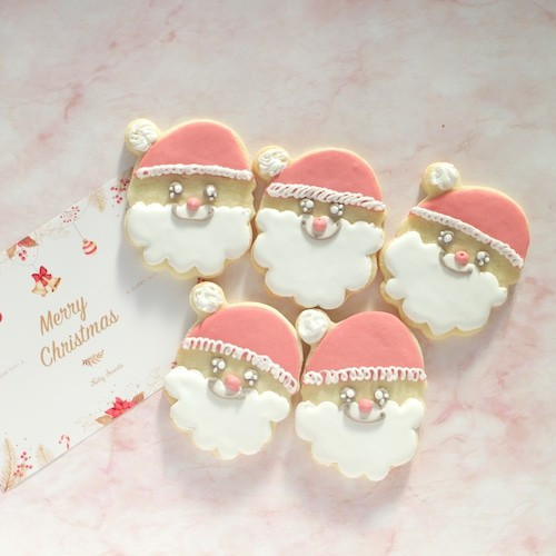 《クリスマスサンタ》アイシングクッキー クリスマス2022