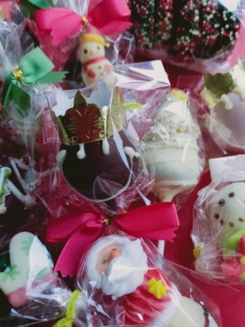 ポップケーキ8本＆クッキー（クリスマスbox）入り クリスマス2022