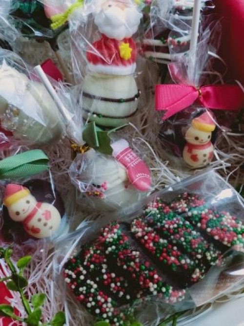 ポップケーキ12本＆クッキー（クリスマスbox）入り クリスマス2022
