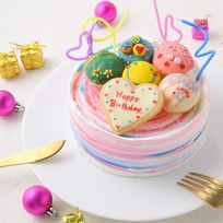 可愛いミニマフィンケーキ 5号 いちご