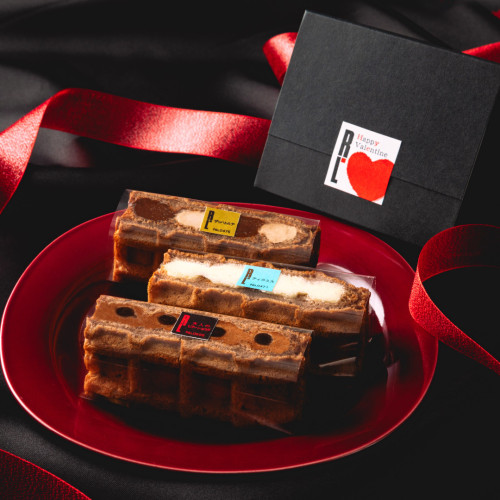 【ワッフル・ケーキの店R.L（エール・エル）】チョコっとワッフル 3個入り バレンタイン2023
