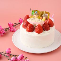 【お菓子工房アントレ】ひなまつりいちごショート 5号 