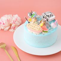 【お菓子工房アントレ】ひなまつりシンデレラレインボーケーキ 5号 