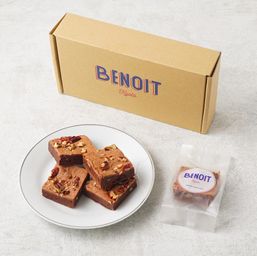 【BENOIT（ブノワ）】Cake.jpバレンタイン限定 チョコレートブラウニー 5個入