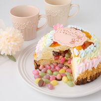 フルーツタルト ギミックケーキ（中からお菓子） 5号 15cm