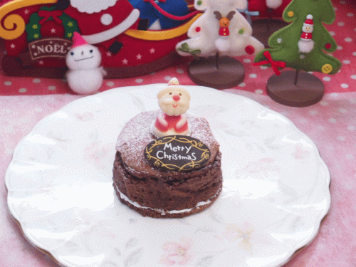 「クリスマス限定 」ガトーショコラ3号 無料メッセージカードを選べます。クリスマス2026 