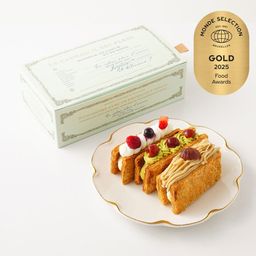 【リスカフェ】フローズンミルフィーユ ベリー2個＆ピスタチオ2個＆モンブラン2個入り