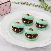 【Q-pot CAFE.】チョコミントマカロンセット（4個）