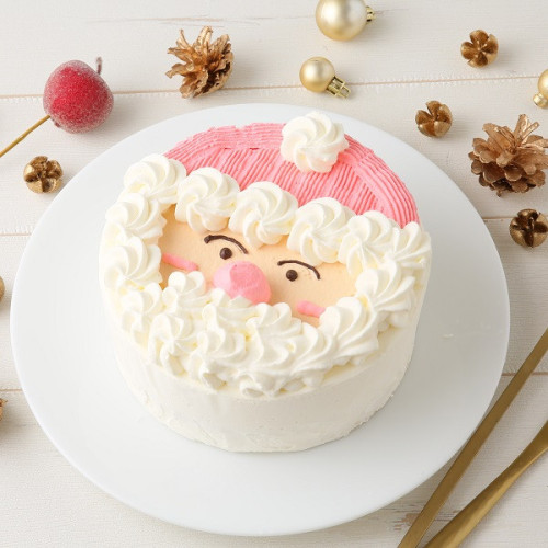 【美味宣言】純生苺ショート サンタさんと祝おう！ 4号 12cm 2022クリスマスケーキ