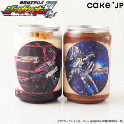 TVアニメ『新幹線変形ロボ シンカリオンＺ』ケーキ缶（Ｅ６ネックス・Ｅ７アズサ）【限定ホログラム缶バッジ付】
