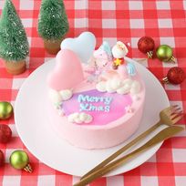 ハートサンタのユニコーンセンイルケーキ クリスマスケーキ2023