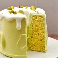 ぷるんふわもち シフォンケーキ 「シュシュモフォン」１台＜ピスタチオ＞誕生日 デコレーションケーキ