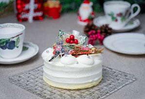 今年のクリスマスは自分でデコレーション！無添加 自分で生デコXmas 4号 クリスマス2025