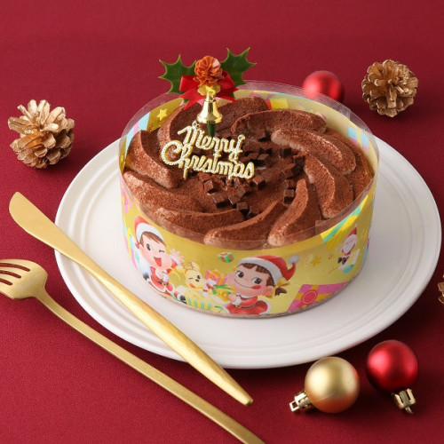 【不二家】糖質オフ クリスマスチョコ生ケーキ 5号 14.5cm クリスマス2022