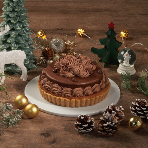 【数量限定】植物性 クリスマスケーキ2022 濃厚プラントベースショコラタルト 5号 クリスマスケーキ グルテンフリー ヴィーガン ビーガン Vegan 動物性原料不使用 スイーツ