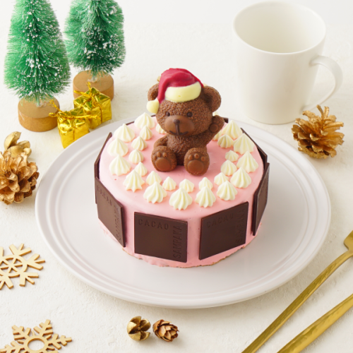 【CACAO SAMPAKA】クリスマス限定 スモールサンタベア エマ チョコレートケーキ