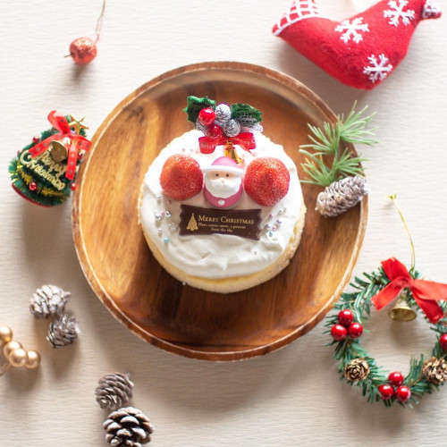 クリスマスケーキ クリームチーズケーキプレーン 4号（3～4名） クリスマス2022