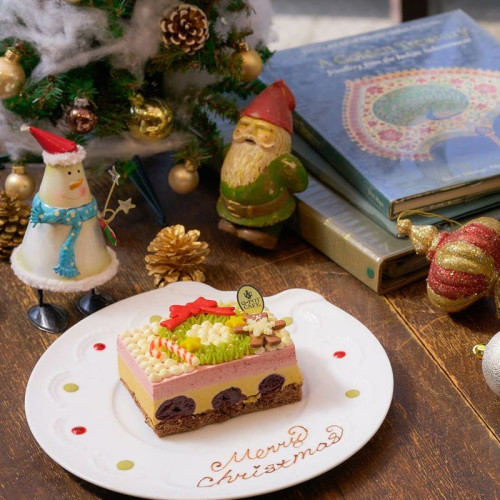 【Q-pot CAFE.】10th Christmas Wreath Cake（約7.5cm×11cm×6cm※2～3名様）クリスマス2022