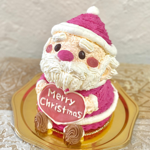 サンタさんの立体ケーキ クリスマス ケーキ 5号 かわいい サンタ クリスマス2023