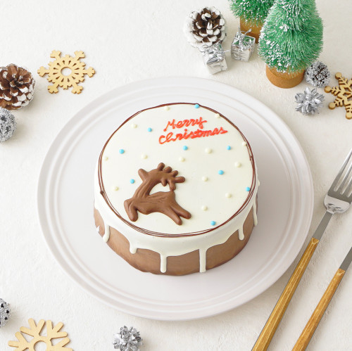 【クリスマス限定！！】濃厚チョコのトナカイセンイルケーキ 4号