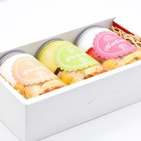 パフェ缶 ケーキ缶 250ml 3種彩セット【いちご・桃・ピスタチオ】