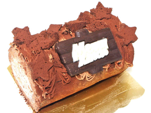 濃厚チョコレートクリームデコレーションロールケーキ 13.5cm クリスマス2023