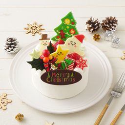 シナぷしゅ クリスマスケーキ クリスマス2024【※アレルギー非対応：原材料の一部に、小麦・卵・乳成分・大豆を含む】