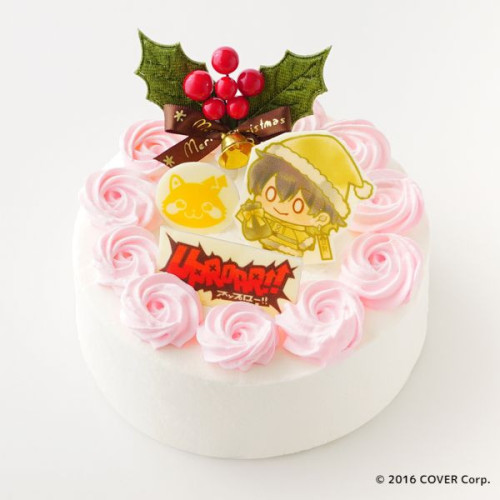 ホロスタクリスマス22 夜十神封魔 クリスマスケーキ 4号 Blanctigre Due Cake Jp