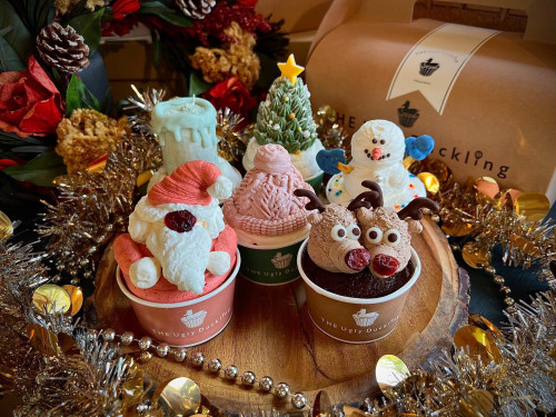 cupcake Christmas box【6cup set box】/カップケーキ6個セット クリスマス2022
