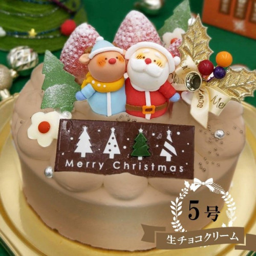 フェイクイチゴの生チョコクリームケーキ 5号  クリスマス2023