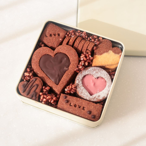 チョコクッキー缶 《ヴィーガンスイーツ》 バレンタイン2023