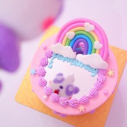 虹の鏡ケーキ 5号 センイルケーキ
