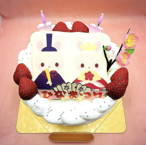 ひなまつりポップアップキャラクターケーキ（生クリーム） 3号 9cm ひな祭り2023