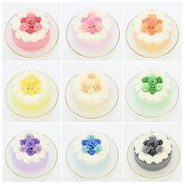 キラキラ薔薇ケーキ✧ 4号《選べる9色｜バラ｜センイルケーキ｜バースデーケーキ｜誕生日や記念日のお祝いに♪》 
