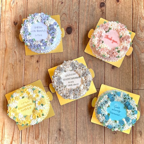 Flowers cake / 6号サイズ /ホールケーキ