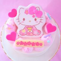 キティちゃんのひなまつりケーキ 5号